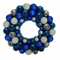 Queens Of Christmas 18 in. Arctic Ball Christmas Wreath Ornament WL-BWR-18-ARCTIC